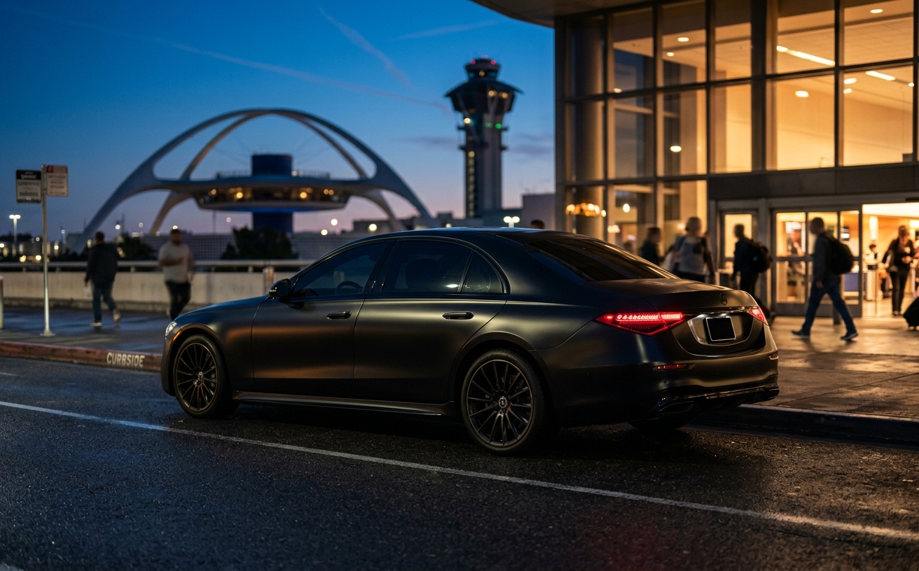 Los Angeles International Airport Chauffeur Transportation information from VOOR BLACK
